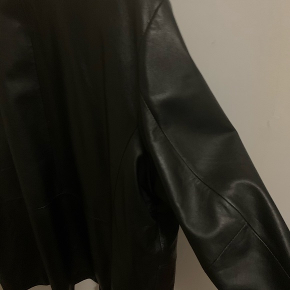 VINTAGE WILSON’S LEATHER PELLE STUDIO THINSULATE MEN’S TRENCH. XL. EUC - Picture 4 of 16